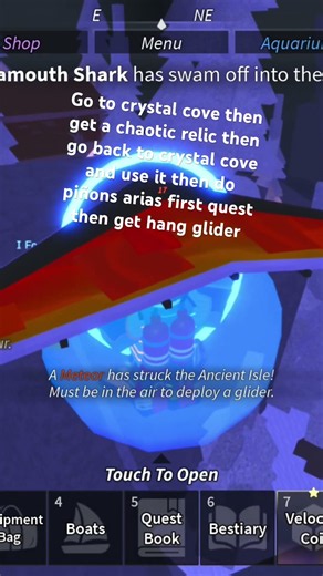 How to go to above the clouds #fisch #roblox #tutorial