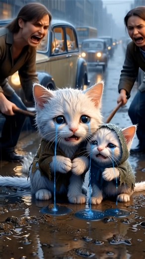 😭⛈️ Mew Mew Sad Kitten Story #mew #meow #catviralvideo