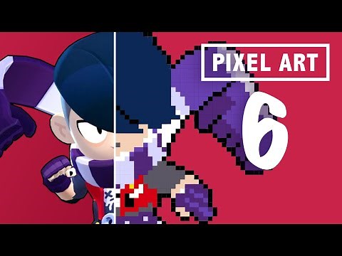 Pixel Art Edgar from Brawl Stars