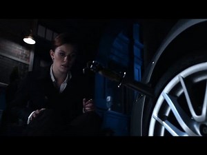 Smallville 8x03 - Clark Kent Saves Tess Mercer's Life from Marcus outside Daily Planet