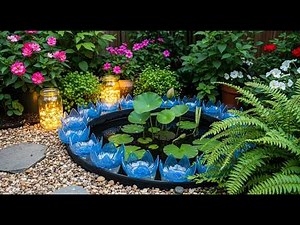 From Trash to TROPICAL TREASURE! DIY Mini Pond & Fairy Garden Secrets