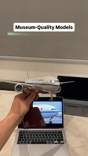 3.1K views · 301 reactions | → Voice-activated LED cabin lights → Authentic airline liveries from major carriers → Display-ready with wooden stands included | Flying Dreams | Facebook