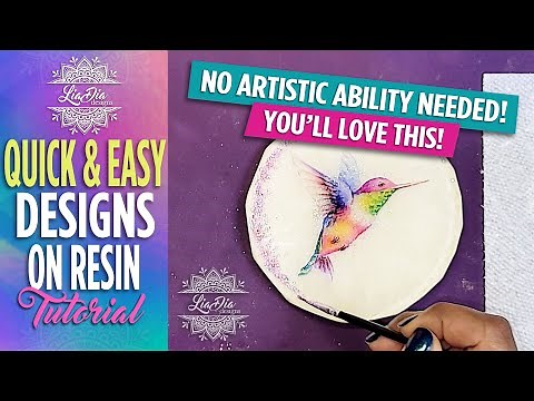 How to Use WATERSLIDE Decal Paper to Make Beautiful DIY Resin Coasters. SO EASY!