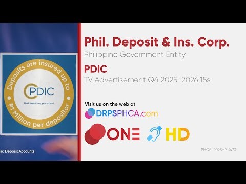 PDIC TV Ad Q4 2025-2026 15s [CC/HD]