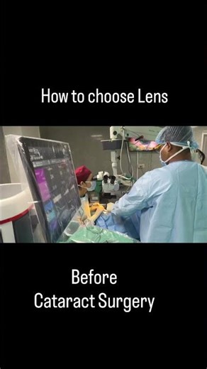Cataract Surgery? How to choose Lens? Read Description