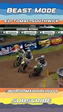 Eli Tomac going Beast Mode at the Southwick Motocross
