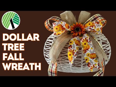 DIY Fall Wreath with Dollar Tree Pumpkin Frame & Nautical Rope | Easy Autumn Decor Tutorial
