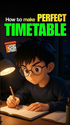 How to Make Perfect Timetable and Follow ✅ #shorts #studytips #students #jee #neet