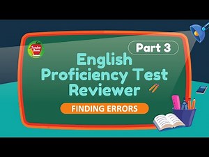 EPT REVIEWER 2022 | FINDING ERRORS | PART 3 | WITH ANSWERS | ACTUAL TEST | TEACHER JHEAN