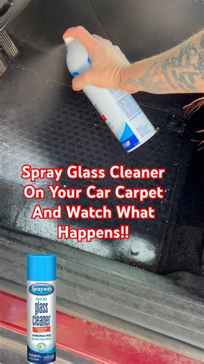 I Sprayed Glass Cleaner On My Car Carpet! #cleaning #carcleaning #carpetcleaning