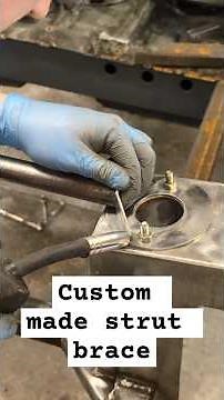 How I made a strut brace for my car