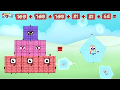 ADDITION OF NUMBERBLOCKS SQUARE NUMBERS | ADD SIX NUMBERS | LEARN TO COUNT | COLORART_ID