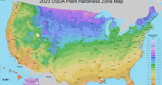 USDA reveals new version of Plant Hardiness Zone map