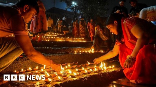 Diwali: India sparkles as millions celebrate the festival of lights
