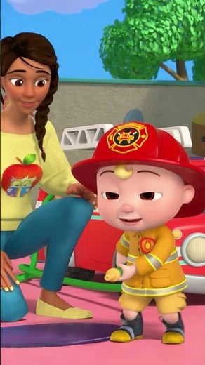 Can you Make the Firetruck Siren Sound? 🚒🎶 #forkids #shorts #cocomelon #firetruck
