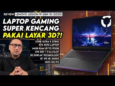 Laptop Gaming Paling Mewah, Paling Premium dan Paling Kencang! Review Lenovo Legion 9i 18IAX10