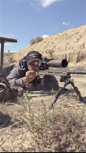 Slow motion bolt action rile shooting