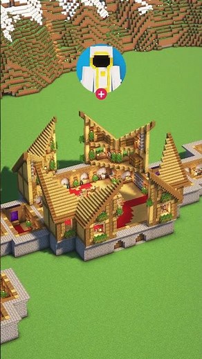 Minecraft Easy Starter House🏡 - Sereyka.com🔗 #shorts