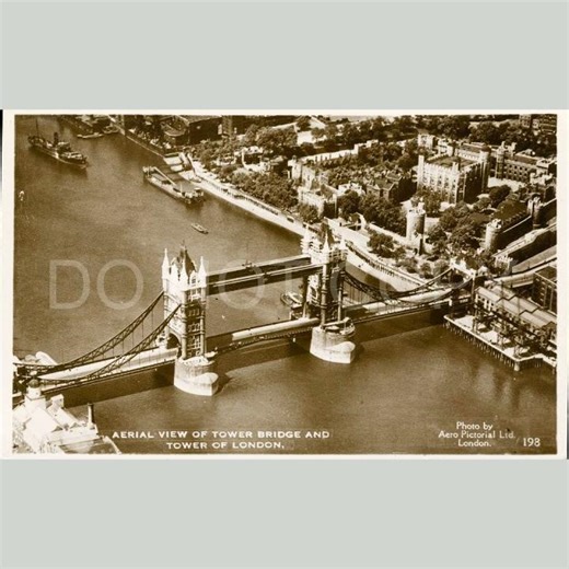 London #4 Vintage Postcards