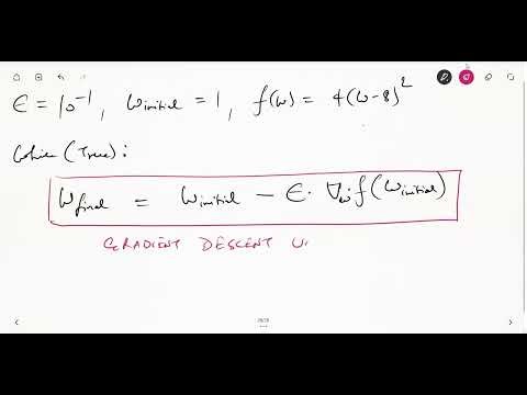 Lec-4 - Nitty gritty details about Gradient Descent Algorithm