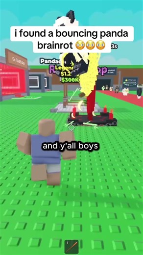 i found a bouncing panda brainrot 😳😳😳