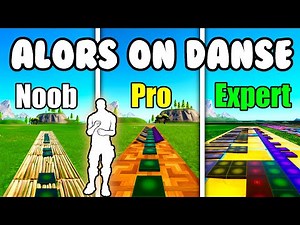 Alors on Danse (It's A Vibe Emote) Noob vs Pro vs Expert (Fortnite Music Blocks)