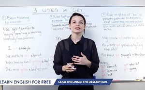 学习英语：get的三种用法Learn English 3 uses of get