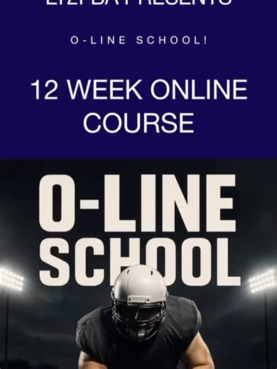 Logan Tuley-Tillman on Instagram: "#OLSchool is open for enrollment! Join the 12-week virtual linemen development course from anywhere. DM - comment OL 👇🏾!"