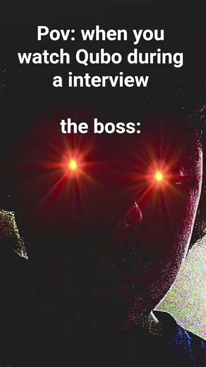 When you watch qubo during a interview #qubo