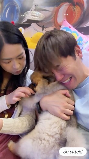 ￼黃建東、許美琪 玩 teddy bear￼狗狗 #中年好聲音4 ￼￼