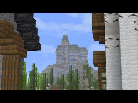 A castle on the hill -- Minecraft Manji Kingdoms