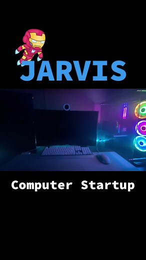 Computer Startup with J.A.R.V.I.S. Voice Command