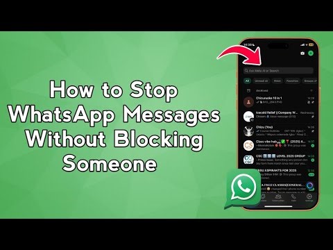 How to Stop WhatsApp Messages Without Blocking Someone ✅
