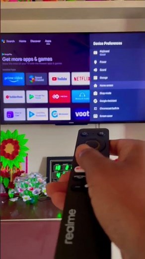 Customise your smart android tv Home Screen || smart tv settings #shorts #smartledtv #androidtv
