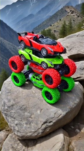 Moka 2 Wheel Double Sided RC Stunt Car // #shorts