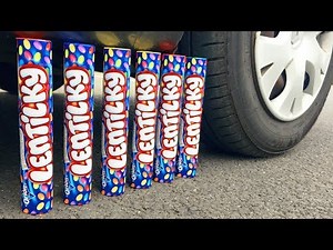 Crushing Crunchy & Soft Things by Car! EXPERIMENT Car vs Smarties Candy