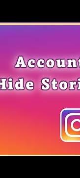 How To See All Accounts You Hide Stories From Instagram