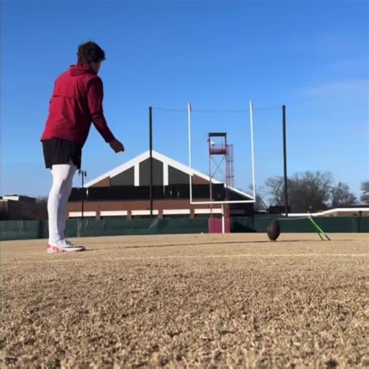 Ryan Fowler 🥋 on Instagram: "👀 Alabama’s newest kicker, Lorcan Quinn, who transferred in from Marshall. Watch this kick at the Crimson Tide practice facility. What did you think of the newest Tide place kicker? Looks like Alabama might have just solved its kicking issues."
