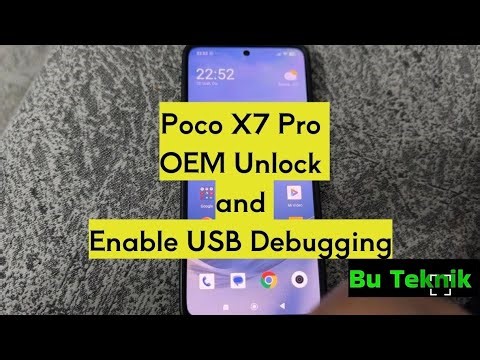 Poco X7 Pro OEM Unlock and Enable USB Debugging