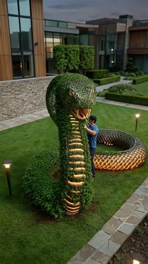 From Wireframe to Giant Viper Snake 🐍 Incredible Transformation #wildlife