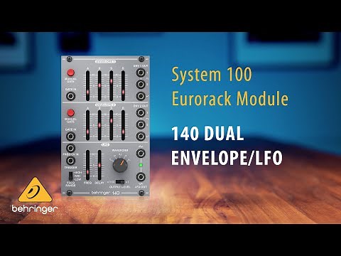 Behringer System 100 – 140 Dual Envelope and LFO Eurorack Module