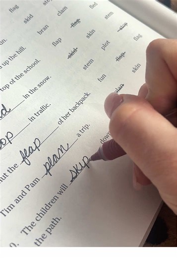 Who else loves when your kids bring home extra worksheets 🥰 #handwriting