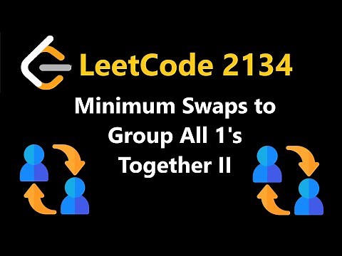 Minimum Swaps to Group All 1's Together II - Leetcode 2134 - Python