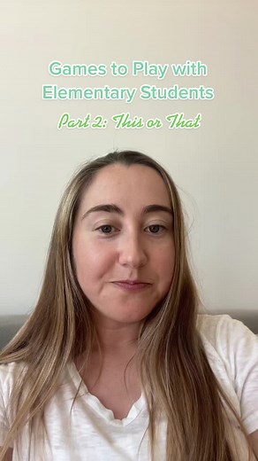 Fun games to play with elementary students part 2: this or that #thisorthat #classroomgames #classroomactivities #classgames #teachersoftiktok #teachertok