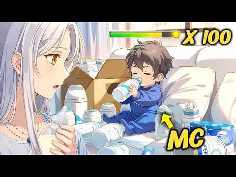 Born Again as a Baby, But He Levels Up 100x Faster! | Manhwa Recap