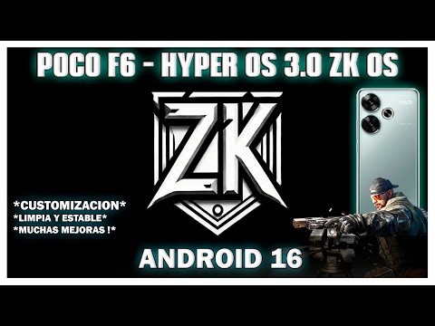 Poco F6 - ZK OS 1.3! THE BEST HYPER OS 3.0 HAS ARRIVED! CERTIFIED AND MORE!