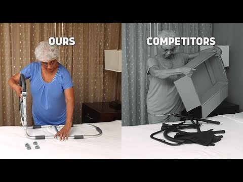 Lunderg Bed Assist Rail - Get in and out of bed unassisted.