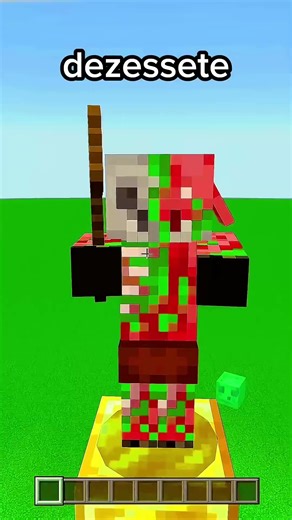 How many blocks can a piglin survive? #minecraft