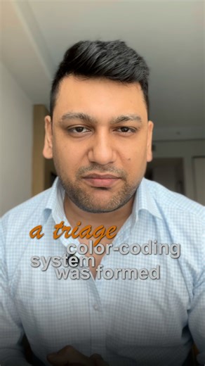 Dr Durgesh Singh on Instagram: "🚑 Triage Color Coding Explained in 60 seconds! Emergency situation mein kis patient ko pehle treat kiya jata hai? Ye decide hota hai Triage System se 👇 🔴 Red — Immediate treatment (life-threatening) 🟡 Yellow — Serious but stable, can wait 🟢 Green — Minor injuries, walking wounded ⚫ Black — No signs of life / non-survivable Emergency medicine ka sabse important rule — Right patient, right time, right priority! Medical students, nursing students, ambulance staf