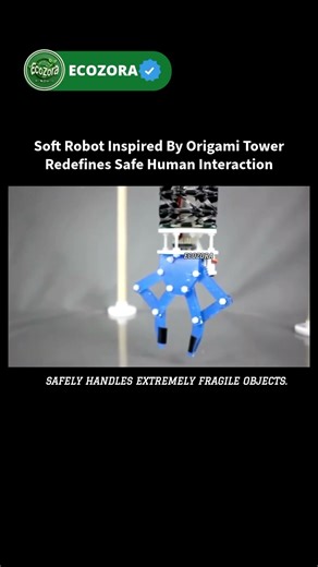 The Soft Origami Robot That Can Transform Everything 😱 #robotics #origami #futuretech #innovation